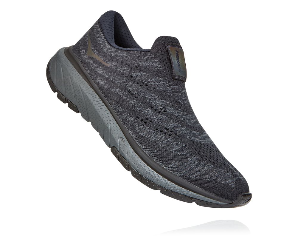 Hoka One One Cavu 3 Slip Löparskor Dam Svarta/MörkGrå - SE-4650371